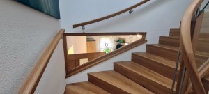 Betonstiege Holzauflage