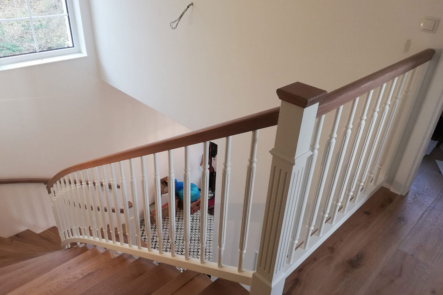 Moderne Treppe vom Tischler
