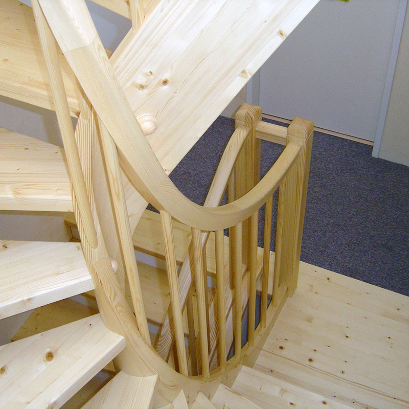 Holzkonstruktion Stiege