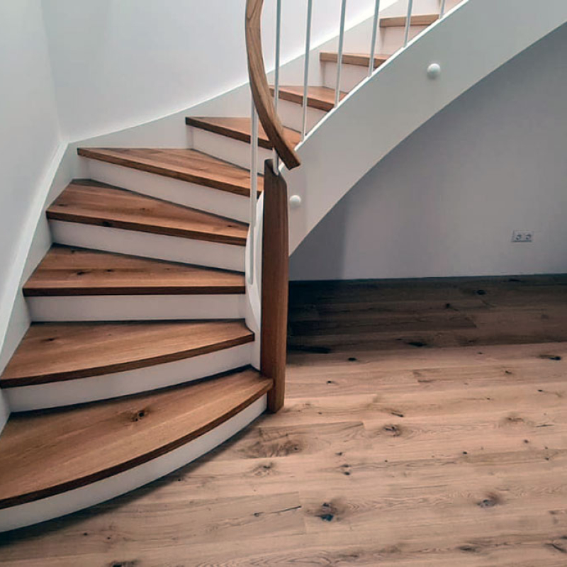 Wangenstiege auflagen Holz